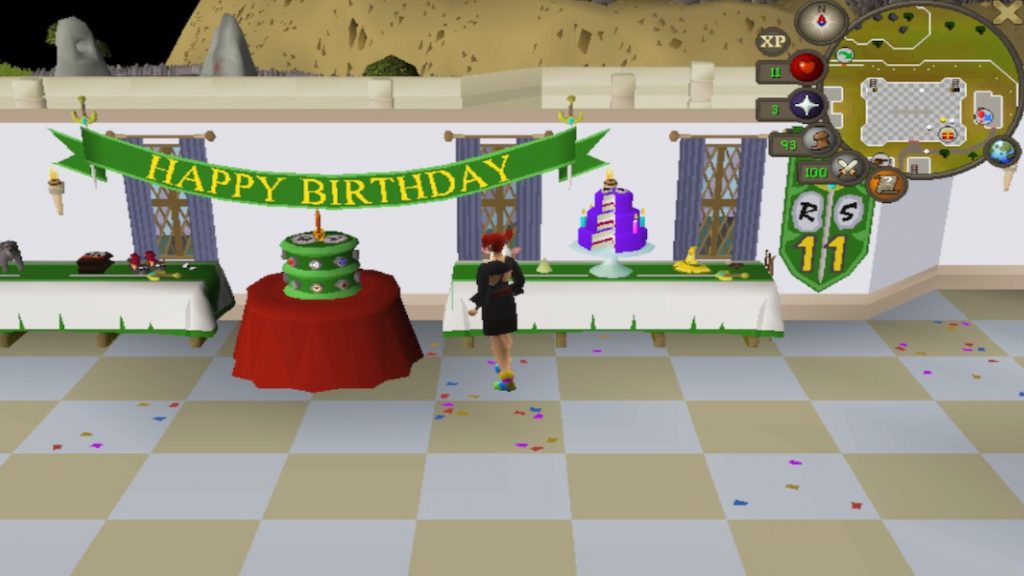 OSRS Turns 11 Simple Celebrations at Falador Party Room WICZ