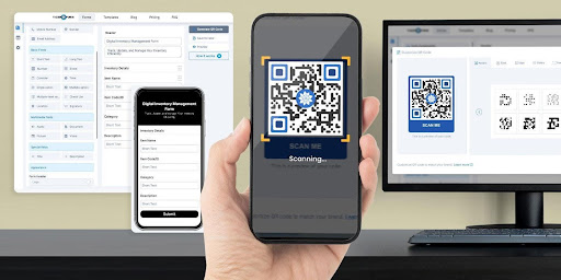 Creating inventory forms with QR TIGER