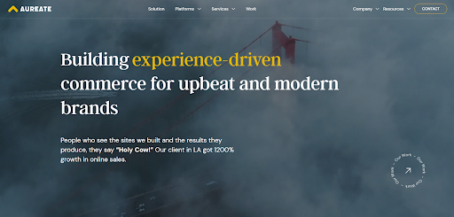 Aureate Labs interface